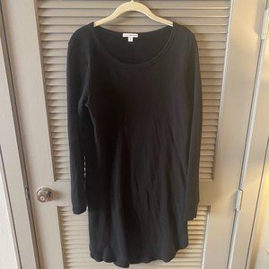 James Perse Black Sweatshirt Dress Size 3
